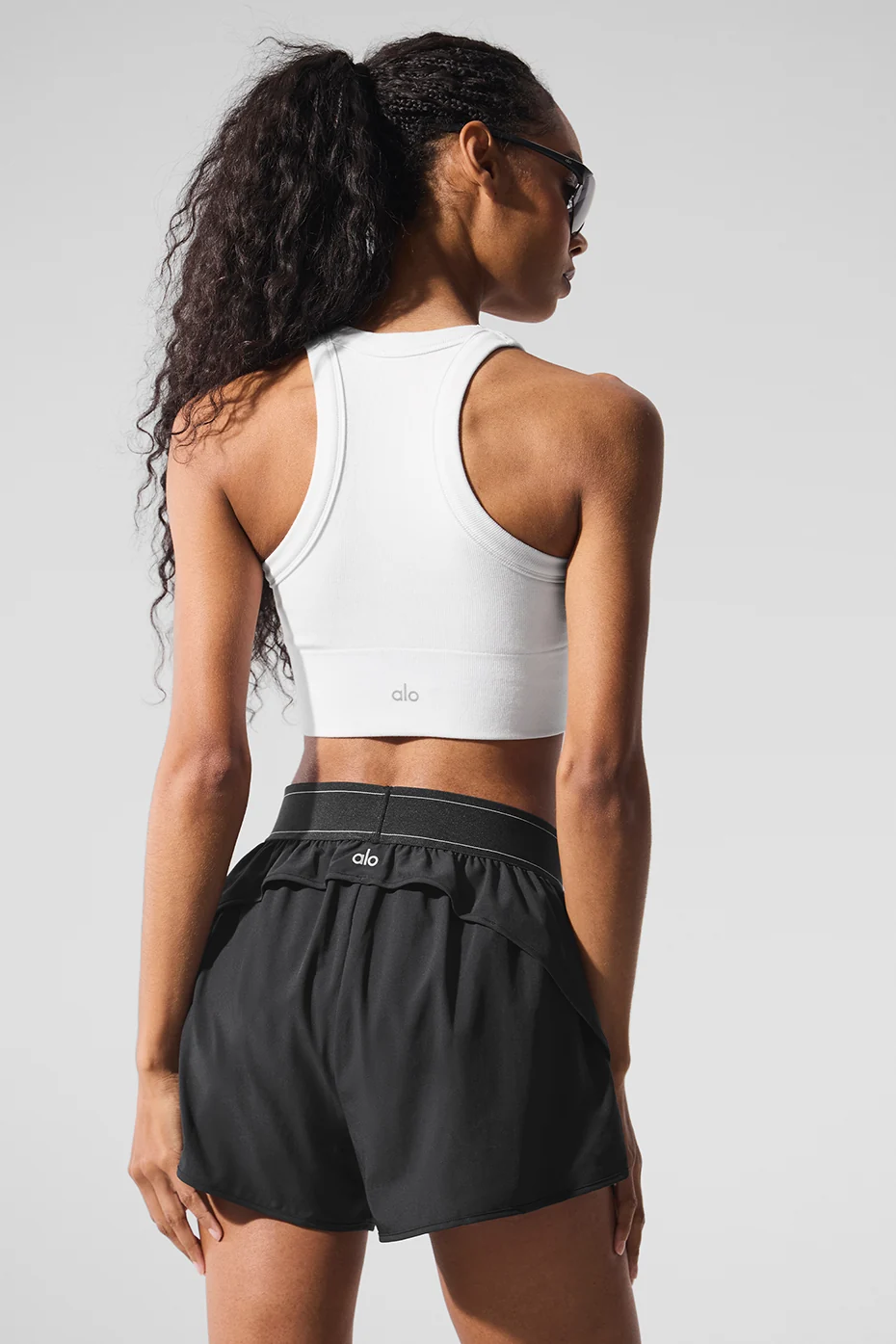 Seamless Delight High Neck Bra - White - Image 3