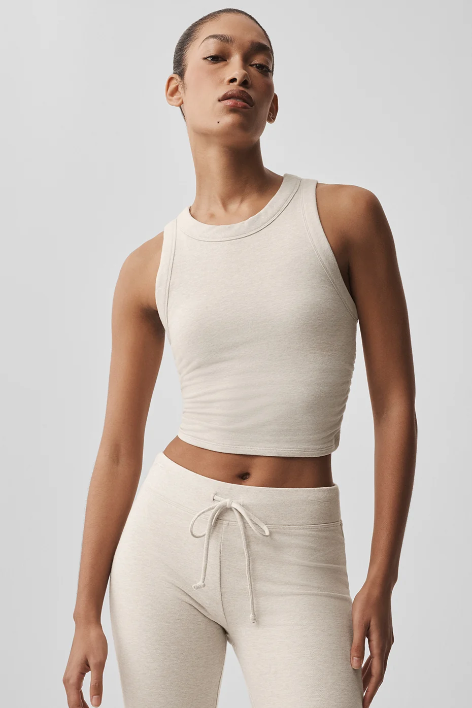 Sway Bra Tank - Oatmeal Heather - Image 5