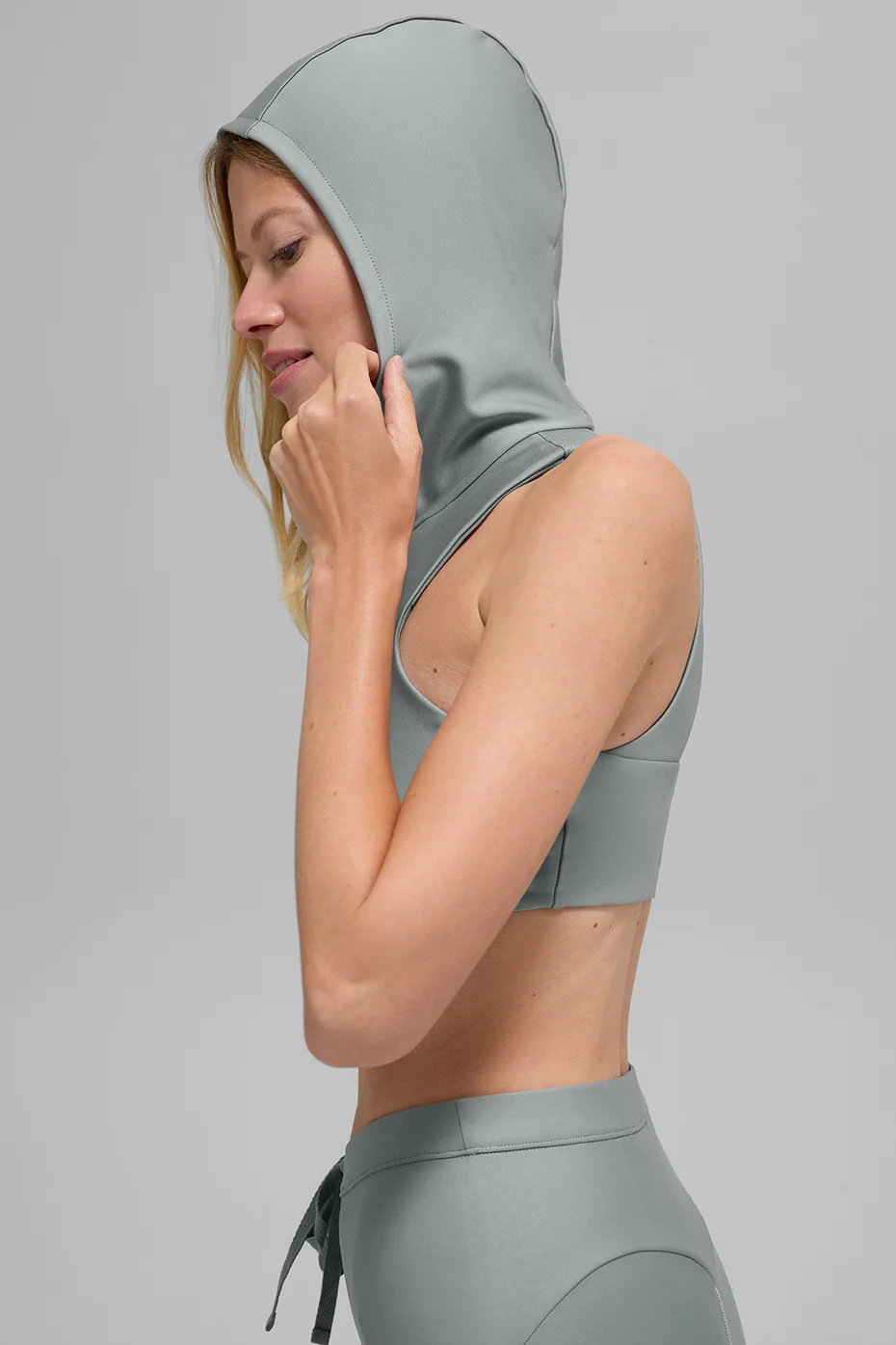 Airlift Light Speed Hooded Bra - Lunar Grey - Image 4